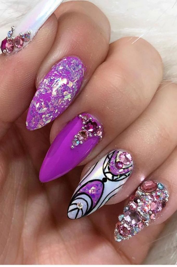 #coffinnails 50+ Coffin Nails Designs Trends Nail Art Ideas 2021 - Page ...